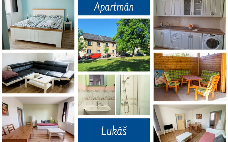 kolaz z fotek apartman lukas